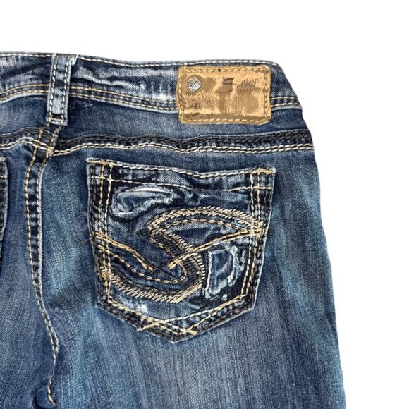 Siilver Jeans "Tuesday Low Slim Bootcut" w27/l33 - Picture 8 of 9